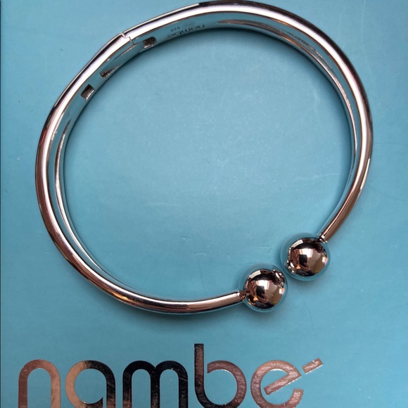 Nambe Drop Hinged Bangle Bracelet NWOT - Picture 5 of 5